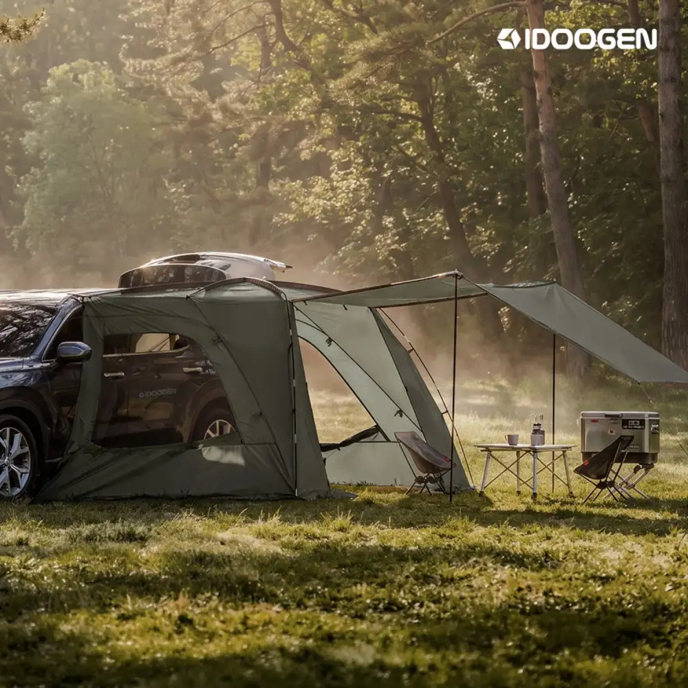 韩国直邮 IDOOGEN MOBILITY A1 车载露营侧挂式遮阳帐篷 大号190cm | 车中泊床车庇护所 户外装备 侧边帐